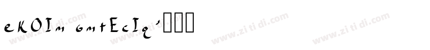 Alien Invader字体转换